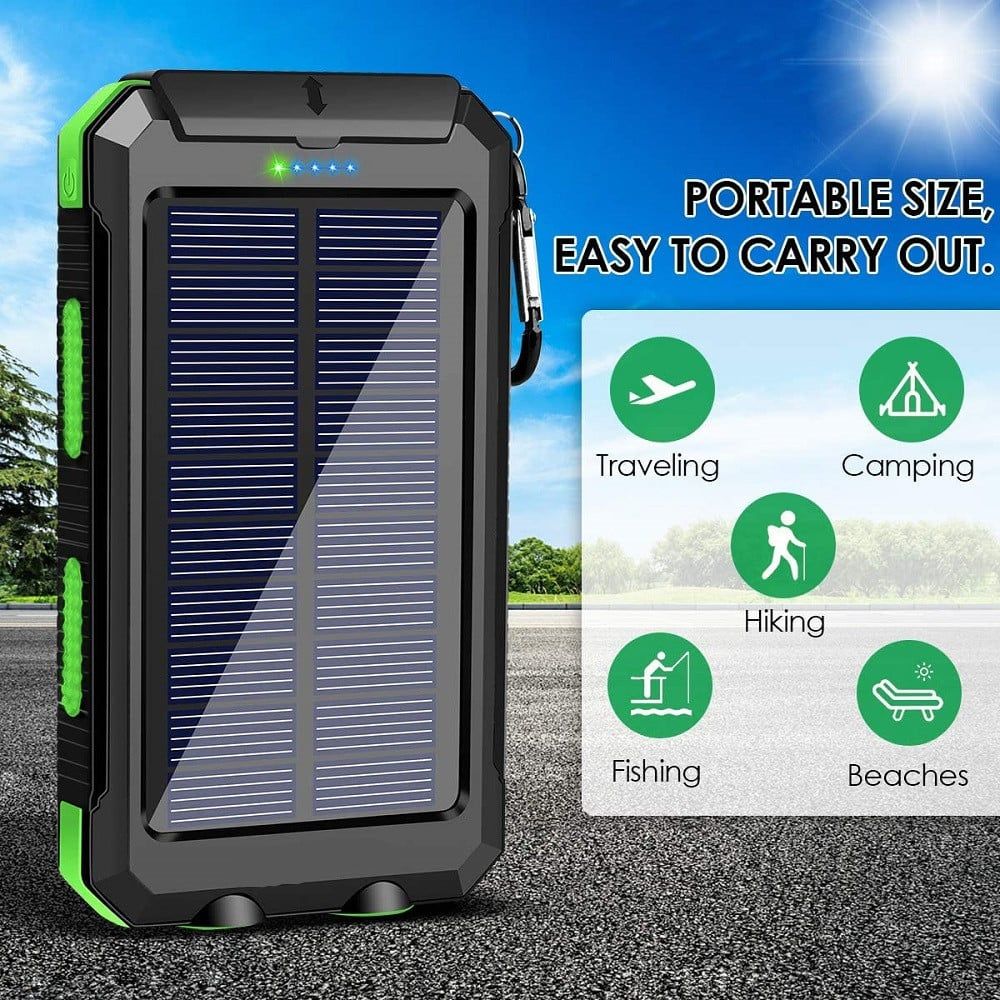 🔥Waterproof Solar Power Bank